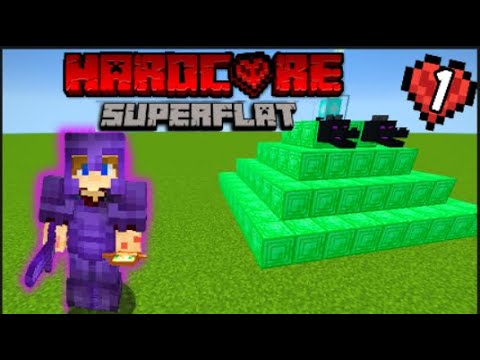 Insane Progress in Hardcore Minecraft Superflat!