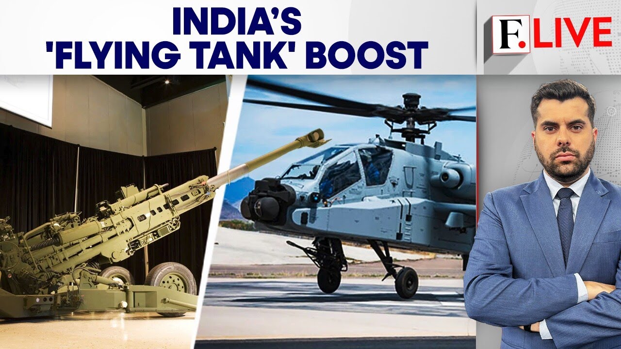US Signals Support For $428-Million Apache & Howitzer Package For India | Firstpost Live