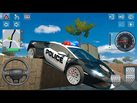 Police Simulator 2025: New Car Unlock Lamborghini Driving Chase 3D - Car Game Android GamePlay