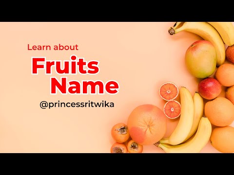 fruits name for kids in English for kids  Pre School  Learn English Words (Spelling) and Toddlers