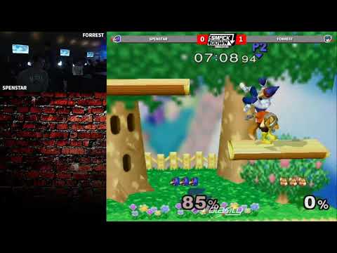 CFL Smackdown 248 Melee - Forrest (Marth, Fox) vs Spenstar (Falco) - WR3