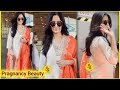 Pragnant Katrina Kaif Looks So Beautiful In Traditional Kameez Shalwar At Airport