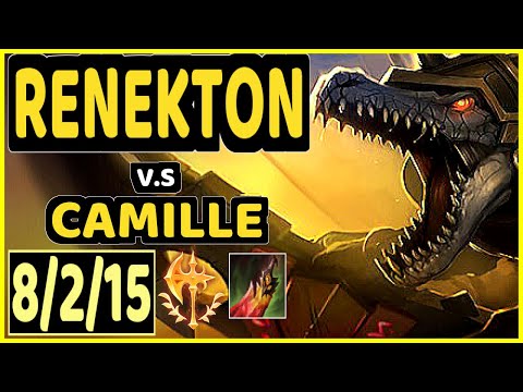 AYEL (RENEKTON) vs CAMILLE - 8/2/15 KDA TOP CHALLENGER GAMEPLAY - BR