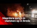 Drie auto's in één nacht in brand in Breda