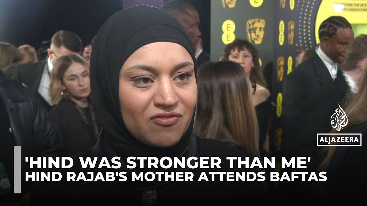 Hind Rajab's mother attends BAFTAs as film about her daughter nominated