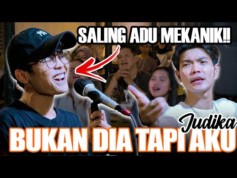 Bukan Dia Tapi Aku  - Judika (Live Ngamen) Tri Suaka Ft Adlani