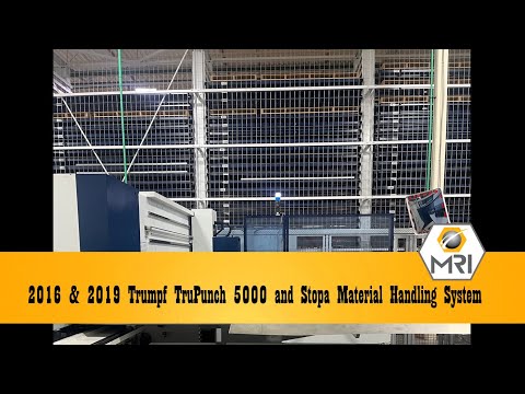 2019 TRUMPF TRUPUNCH 5000 PUNCHES, TURRET, N/C & CNC | Machinery Resources International (1)