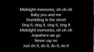 One Direction Midnight Memories Lyrics | High Quality Audio