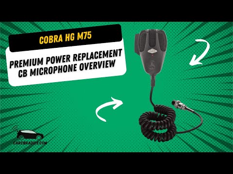 Cobra HG M75 Premium Power Replacement CB Microphone Overview