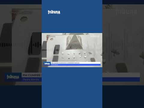 PM cumpre mandado e apreende drogas em Pedra Bonita