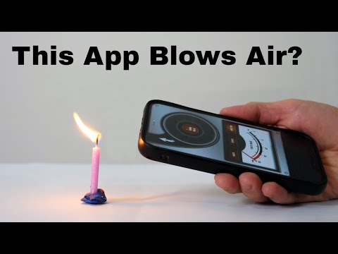 How Can This iPhone App Blow Out Air?