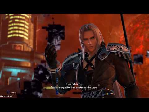 Dissidia Final Fantasy NT - English -Terra Vs Sephiroth Battle