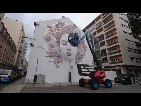 Urbanidades Street Art :: Jacqueline De Montaigne ::The Language of Flowers::: Lisboa ::: Abril 2022