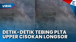 Detik-detik Tebing PLTA Upper Cisokan Bandung Barat Longsor akibat Hujan Deras
