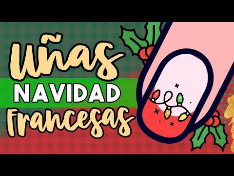 ¡5 DISEÑOS! · UÑAS NAVIDAD FACILES 2021