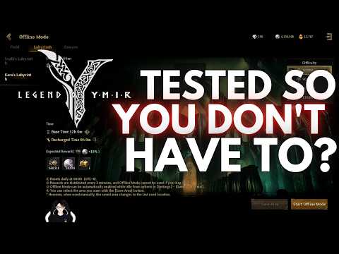 (Ep.36) I tried the NEW OFFLINE farming update of Legend of Ymir (Honest Test and Results)