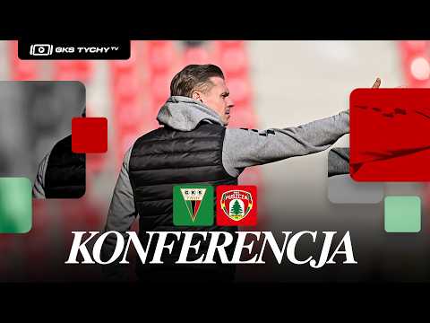 23. kolejka Betclic1Liga: Konferencja prasowa po meczu GKS Tychy - Puszcza Niepołomice 1:2