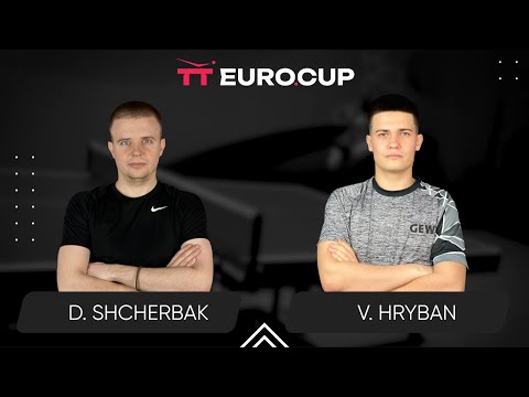 10:45 Denys Shcherbak - Vadym Hryban 06.05.2024 TT Euro.Cup Ukraine Elite. TABLE 3