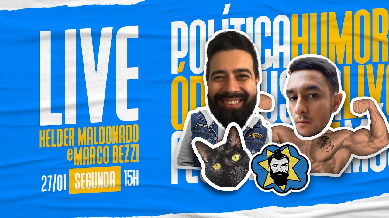 🔴 LIVE: AS NOTÍCIAS E POLÊMICAS DO DIA COM HELDER E BEZZI | Galãs Feios