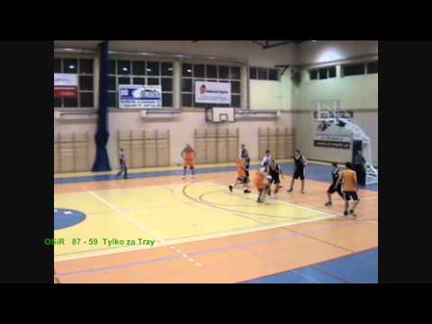 Liga Okręgowa Koszykówki 2010/2011 OSiR Kłobuck - "Tylko za Trzy" Częstochowa 4 kwarta