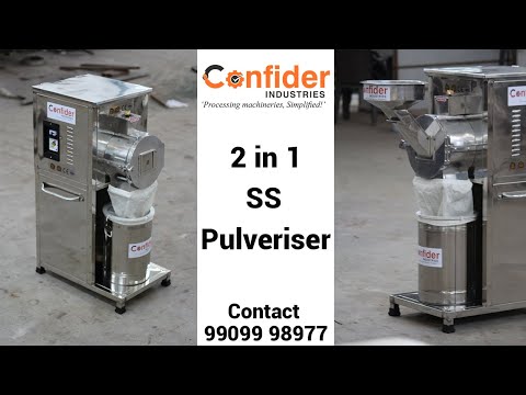 2HP SS  Body 2 In 1 Pulverizer