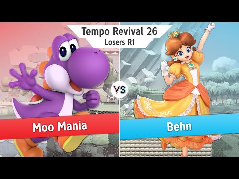 Tempo Revival 26 - Moo Mania (Yoshi) Vs. Behn (Daisy) - LR1 - Smash Ultimate