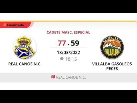 Cadete masc A REAL CANOE - VILLALBA GASÓLEOS PECES