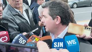 PASO: Orrego apoyó la eliminación y habló de la reforma en San Juan
