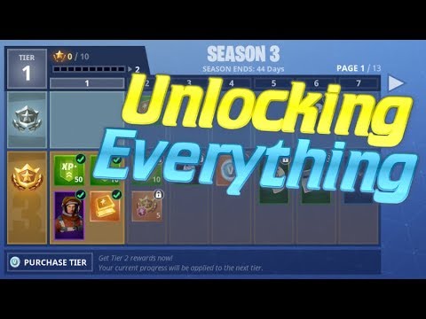 Fortnite Unlocking MAX LEVEL 100 Battle Pass!