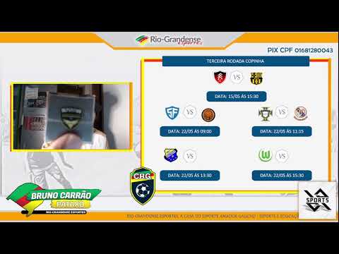 Sorteio 3ª rodada Copa Rio-Grandense 2022