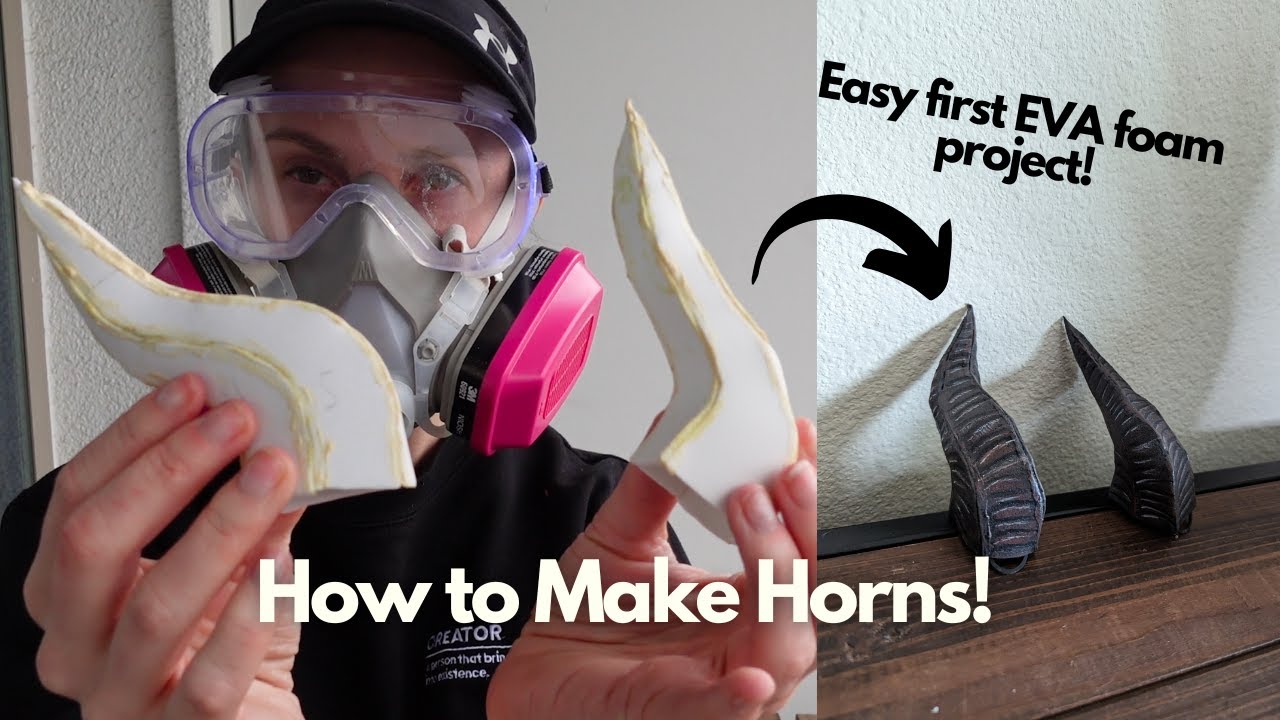 Tiefling Horns EVA Foam Tutorial - PDF or Cricut