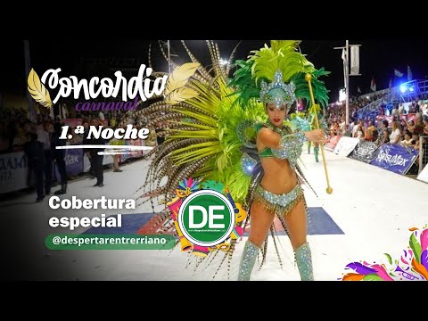 1ª Noche | Carnaval de Concordia 2026 En Vivo | Cobertura Especial DE