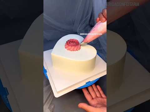 How To Make Heart Shape Cake Design । Javed Chef । #shortsfeed #shorts #ytshorts