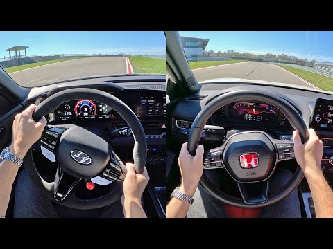 Hyundai Elantra N vs. FL5 Honda Civic Type R - POV Modified Comparison