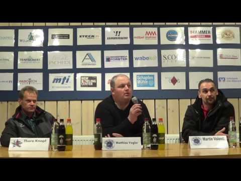 Pressekonferenz: VfE Ulm/Neu-Ulm Donau Devils - ESV Burgau "die Eisbären"
