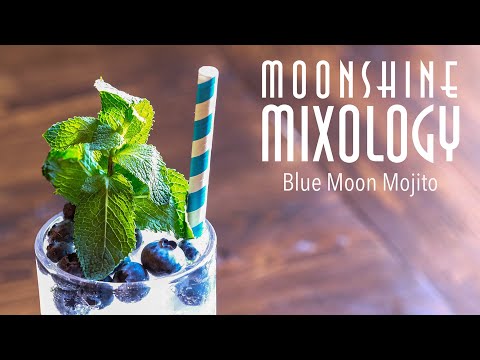 Moonshine Mixology - Blue Moon Mojito
