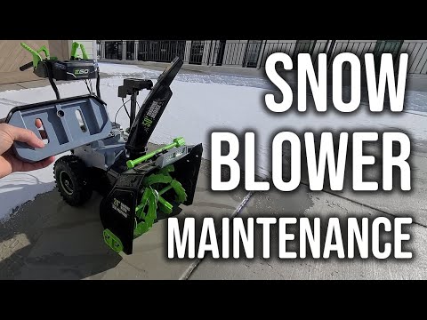 Easy DIY Snow Blower Maintenance You NEED To Know.