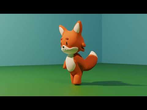 small Blender walk animation test