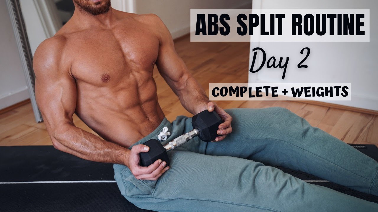 My 3 Day Split ABS WORKOUT - Day 2 - Rowan Row