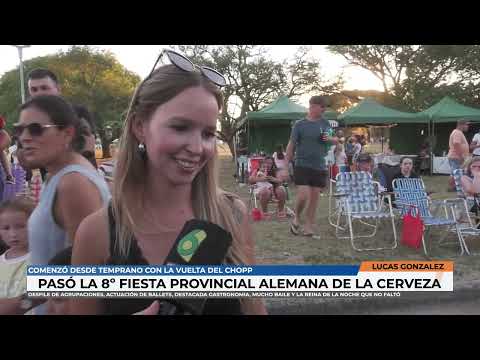 Lucas Gonzalez - Pasó con éxito la 8º edición de la Fiesta Provincial Alemana de la Cerveza