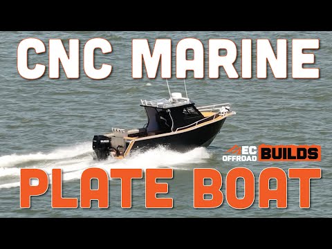CNC Marine 7m Plate Boat Build - 300hp Suzuki, Garmin 8416, GSD 28, 360ah Lithium, 300w Solar