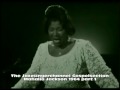 Mahalia Jackson in concert 1964 part 1     Just a Closer Walk with Thee