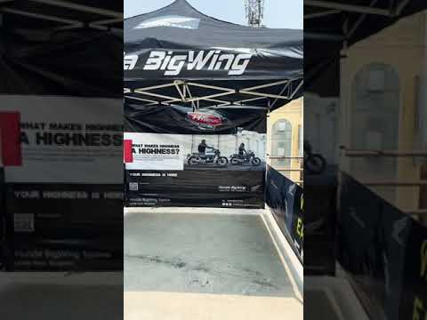 Demo tent for honda wings dealers, marketing canopy tents fo...