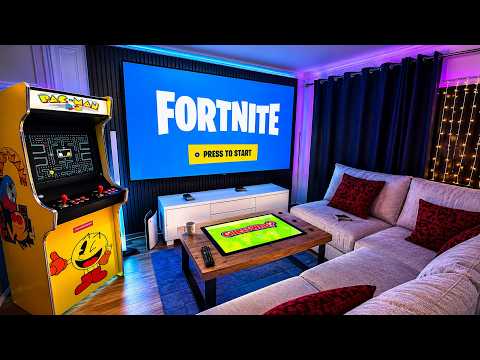 I Built My Dad His Dream $20,000 Gaming Room!