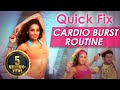 Quick Fix Cardio Burst Routine | Fat Burning Exercise | Bipasha Basu Love Yourself | Zumba Workout
