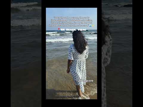 📍RK Beach🏖️ #beach #vizag #ocean #travellvlog #travel#peace #viralvideo #minivlog #beachesandislands