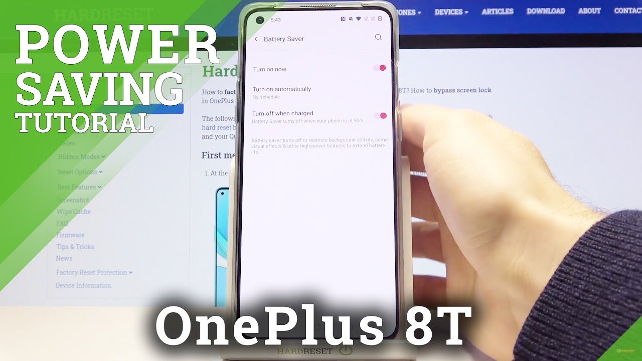 How to Activate Power Saving Mode in OnePlus 8T – Extend Battery Life