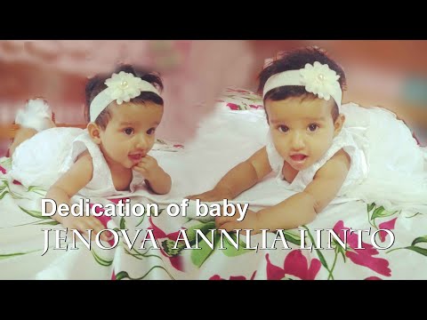 Dedication|| Jenova Annliya Linto