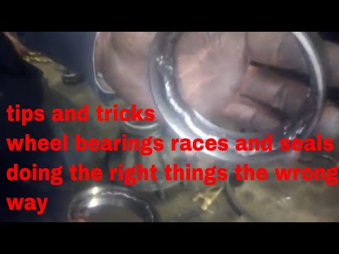 semi truck wheel seals bearings races tips and tricks