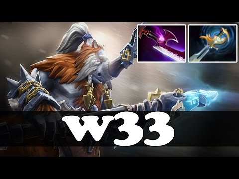 w33 8000 MMR Plays Magnus WITH SILVER EDGE AND ECHO SABRE - Dota 2